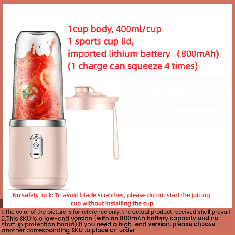 Portable USB Fruit Juicer