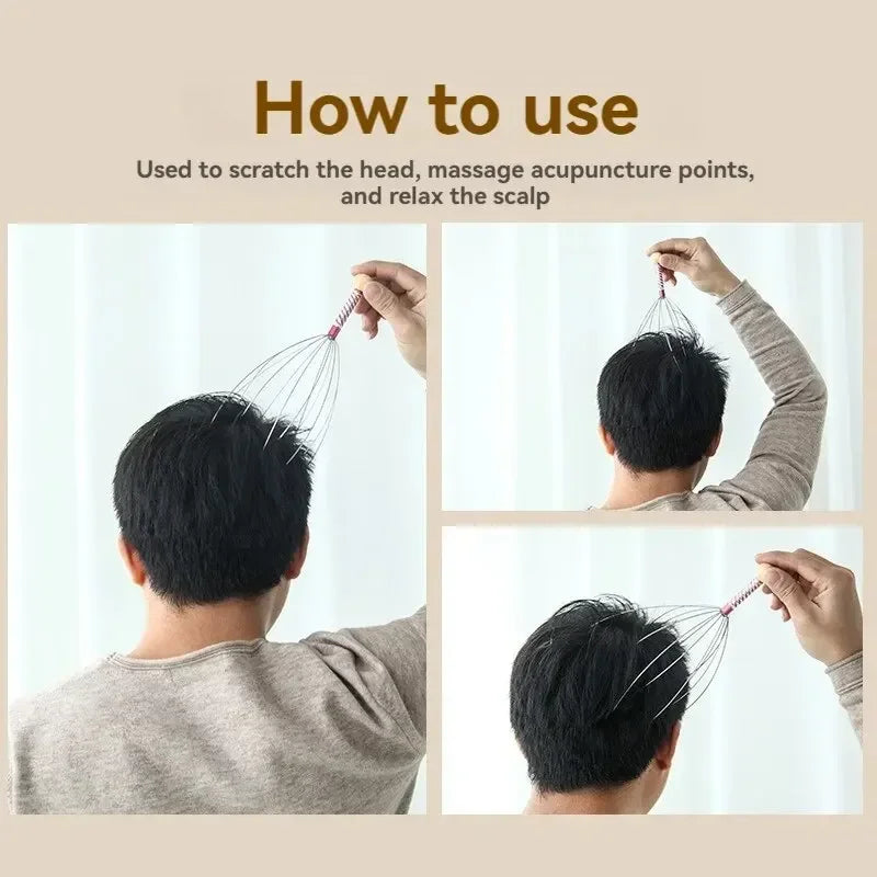 Octopus Scalp Massager - Relaxation Tool