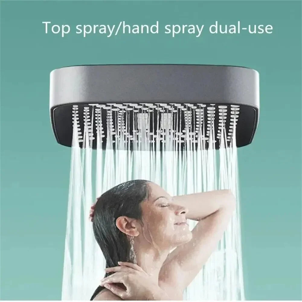 High-Pressure Adjustable Rainfall Shower Head