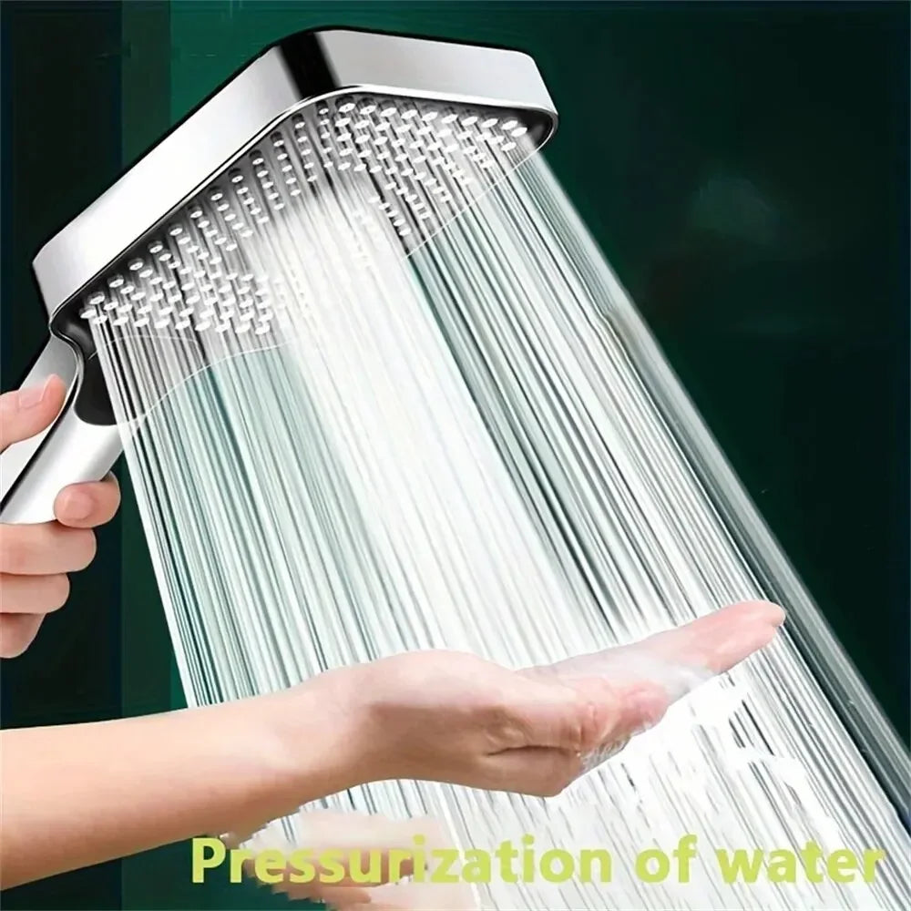 High-Pressure Adjustable Rainfall Shower Head