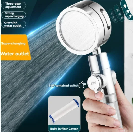 High-Pressure Adjustable Rainfall Shower Head