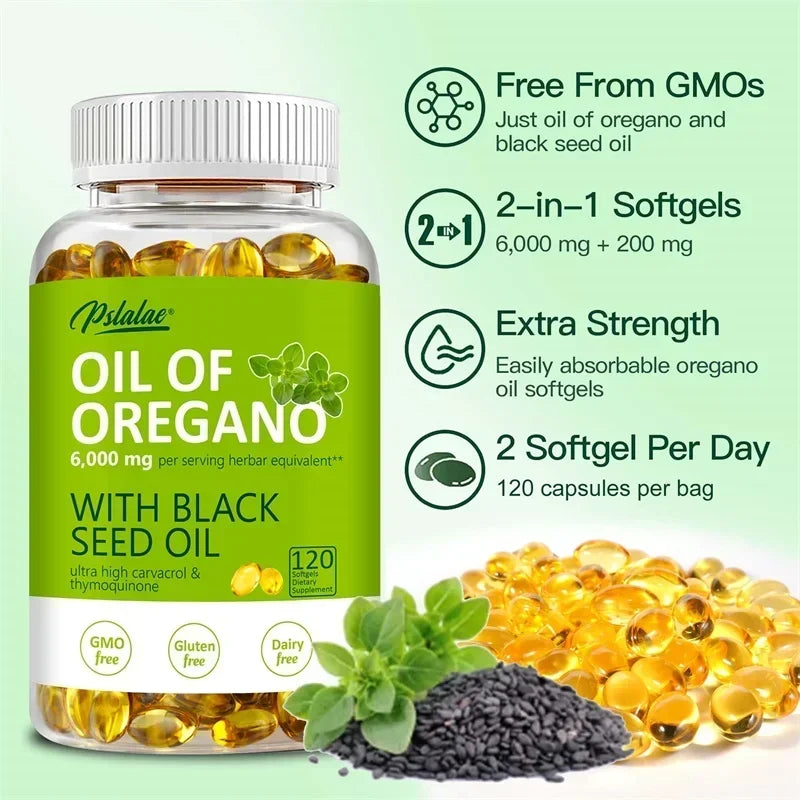 Oregano Oil Immune Support Supplement